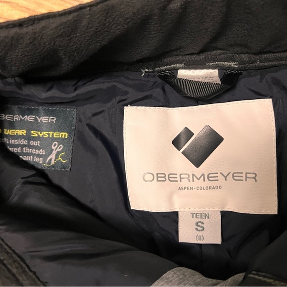 Girls Obermeyer Snow Pants Size 8 - Picture 3 of 3